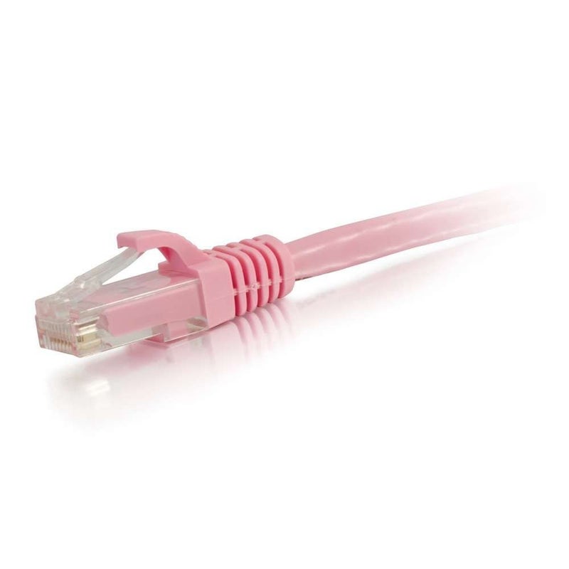 C2G / Cables To Go 04058 Cat6 Snagless Unshielded (UTP) Network Patch Cable, Pink (30 Feet/9.14 Meters) - Image 1
